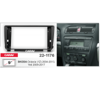 CARAV 22-1176 Переходная рамка SKODA Octavia (1Z) 04-13, Yeti 09-17 9" черная