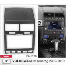 CARAV 22-1026 Переходная рамка VOLKSWAGEN Touareg 02-10 9" черная