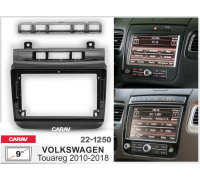 CARAV 22-1250 Переходная рамка VOLKSWAGEN Touareg 10-18 9" черная глянц