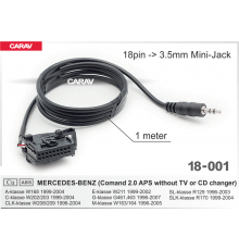 CARAV 18-001 Разъём AUX IN 18pin - JACK 3.5  - MERCEDES-BENZ