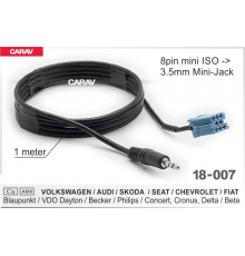 CARAV 18-007 Разъём AUX IN 12pin - JACK 3.5 VW AUDI SEAT SKODA CHEVROLET FIAT