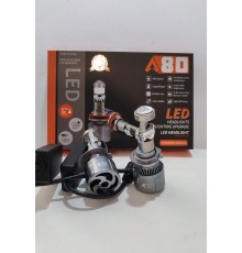 Светодиодные Led лампы с линзой Mini H7 A80