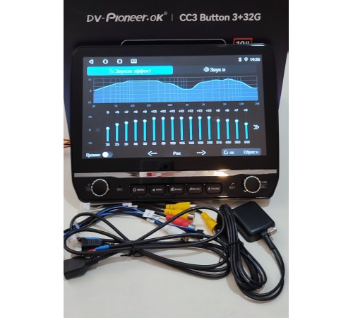 Автомагнитола 10 DV-Pioneer.OK CC3 Button 3/32Gb