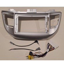 Переходная рамка для Hyundai Tucson 2016 / IX 35 9" (серебро)