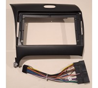 Переходная рамка для Kia K3 2012 9" (черный мат)