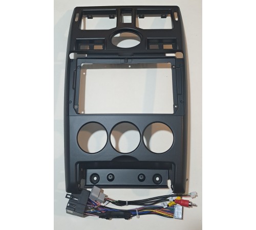 Переходная рамка Lada Priora Geely Cross  Nissan X-trail 9 (черный мат) 2007-2014