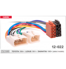 CARAV 12-022 OEM-ISO TOYOTA Daihatsu LEXUS все модели (двойной разъем) 1984+