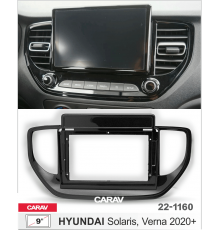 CARAV 22-1160 HYUNDAI Solaris, Verna 2020+ 9" черная глянц