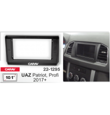 CARAV 22-1295 Переходная рамка UAZ Patriot 2017+ 10.1" черная