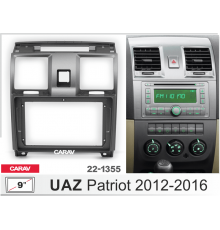CARAV 22-1355 Переходная рамка UAZ Patriot 2012-2016 9" серая