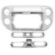 CARAV 22-080 Переходная рамка VOLKSWAGEN Tiguan 2007-2011 Golf Plus 2005-2014 9 серебро