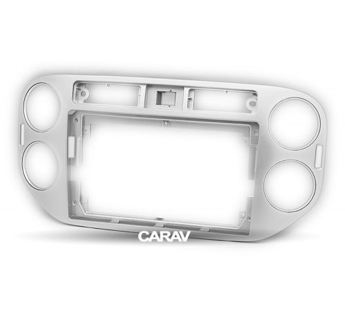 CARAV 22-080 Переходная рамка VOLKSWAGEN Tiguan 2007-2011 Golf Plus 2005-2014 9 серебро