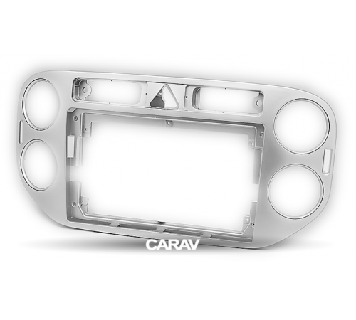 CARAV 22-080 Переходная рамка VOLKSWAGEN Tiguan 2007-2011 Golf Plus 2005-2014 9 серебро