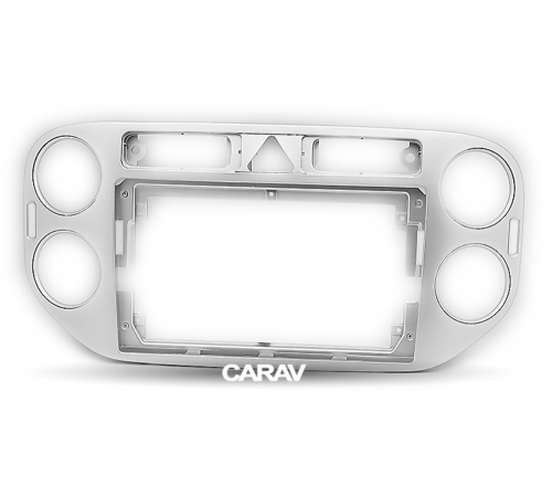 CARAV 22-080 Переходная рамка VOLKSWAGEN Tiguan 2007-2011 Golf Plus 2005-2014 9 серебро