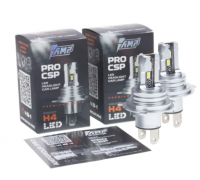 LED лампы головного света AMP PRO CSP H4