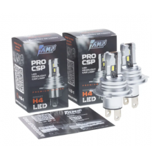 LED лампы головного света AMP PRO CSP H4