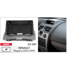 CARAV 22-361 RENAULT Megane 2002-2009 9" черная
