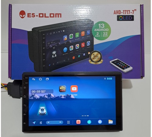 Магнитола E5-OLOM AHD 1717 Android 7 2+32Gb