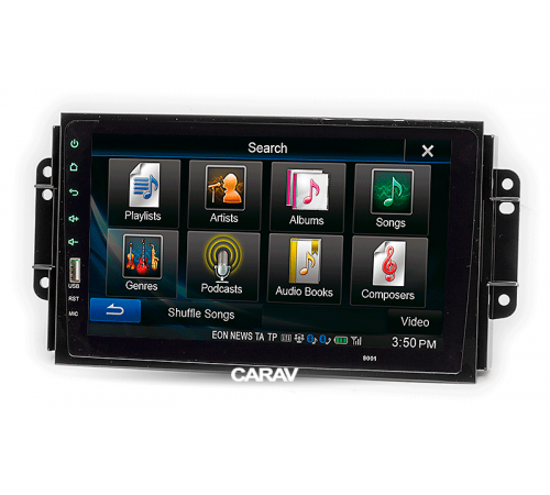 CARAV 22-870 Переходная рамка CHERY Tiggo 3, 2 2016+ 9 черный глянец