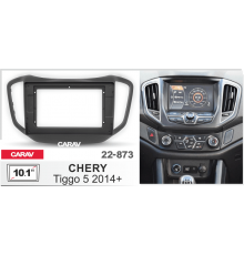 CARAV 22-873 Переходная рамка CHERY Tiggo 5 2014+ 10.1" черная 
