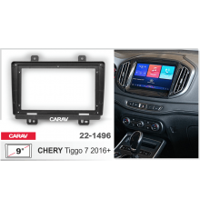 Переходная рамка CARAV 22-1496 CHERY Tiggo 7 2016+ 9" черная