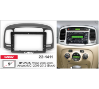Переходная рамка CARAV 22-1411 HYUNDAI Accent (МС) 2006-2012, Verna 2006-2009 9" черная