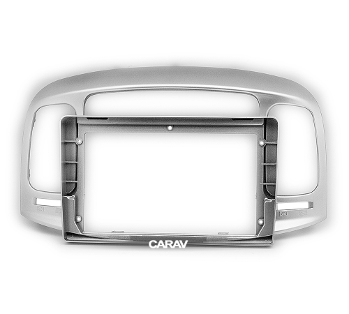 Переходная рамка CARAV 22-069 HYUNDAI Accent (МС) 2006-2012, Verna 2006-2009 9 серебро