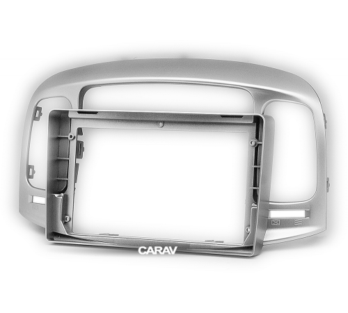 Переходная рамка CARAV 22-069 HYUNDAI Accent (МС) 2006-2012, Verna 2006-2009 9 серебро