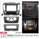 CARAV 22-1537 Переходная рамка NISSAN Tiida 2004-2011 левый руль 9 черная