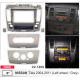 CARAV 22-1462 Переходная рамка NISSAN Tiida 2004-2011 левый руль 9 серая