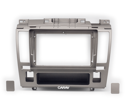 CARAV 22-1461 Переходная рамка NISSAN Tiida 2004-2011 правый руль климат 9 серая