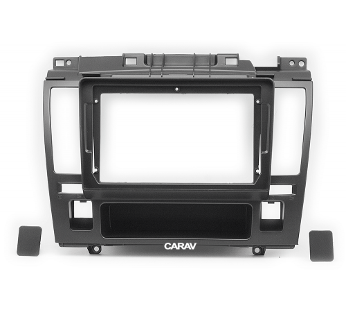 CARAV 22-1538 Переходная рамка NISSAN Tiida 2004-2011 правый руль климат 9 черная