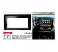 Переходная рамка Citroen C-Crosser, C4 Aircross, Mitsubishi ASX, Outlander, Outlander Sport, Peugeot 4007, 4008 9" Carav 22-480