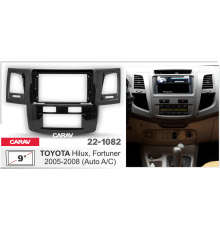 Переходная рамка TOYOTA Hilux, Fortuner 2005-2008 9" CARAV 22-1082