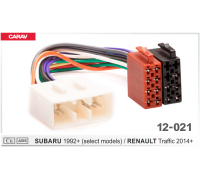 CARAV 12-021 Переходник ISO SUBARU 1992+ RENAULT Traffic 2014+