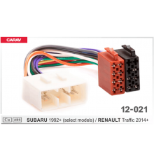 CARAV 12-021 Переходник ISO SUBARU 1992+ RENAULT Traffic 2014+