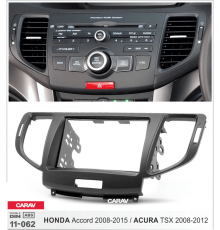 Переходная рамка HONDA Accord 2007-2012 ACURA TSX 2008-2012 2 DIN CARAV 11-062