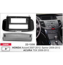CARAV 22-1358 ПЕРЕХОДНАЯ РАМКА HONDA ACURA 9"