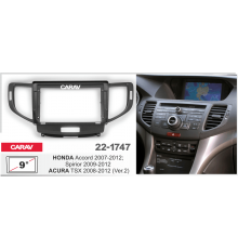 CARAV 22-1747 ПЕРЕХОДНАЯ РАМКА HONDA ACURA 9"