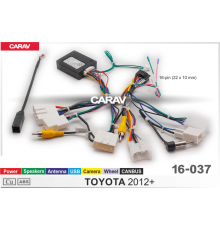 CARAV 16-037 Комплект проводов для TOYOTA 2012+ ANDROID автомагнитол 7" 9" 10.1"