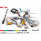 CARAV 16-037 Комплект проводов для TOYOTA 2012+ ANDROID автомагнитол 7 9 10.1