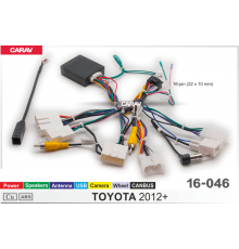CARAV 16-046 Комплект проводов для TOYOTA 2012+ ANDROID автомагнитол 7" 9" 10.1"
