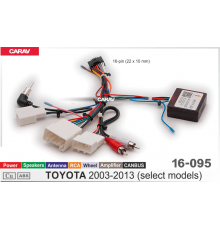 CARAV 16-095 OEM-AND TOYOTA LEXUS RX300, 330, 350, 400h 2003-2013 Питание Динамики Антенна Руль USB RCA AMP CANBUS/ SS