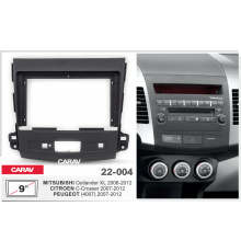 Переходная рамка CARAV 22-004 9" MITSUBISHI Outlander XL 2006-2012 / CITROEN C-Crosser 2007-2012 / PEUGEOT 4007 2007-2012