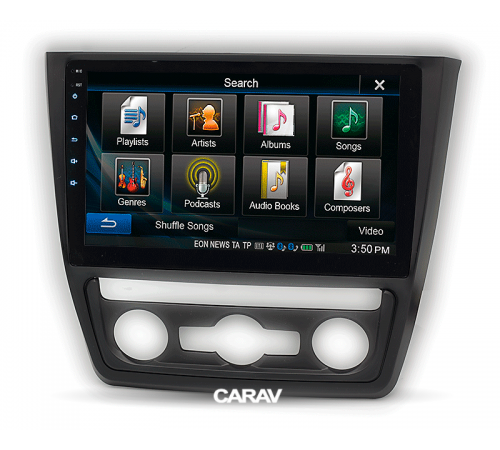 Переходная рамка CARAV 22-495 10.1 SKODA Yeti 2009-2017