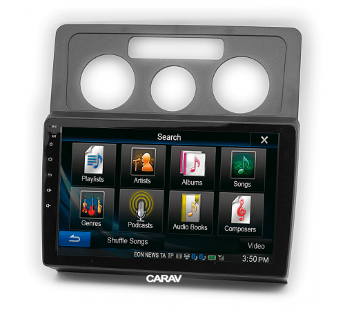 Переходная рамка CARAV 22-1543 10.1 VOLKSWAGEN Caddy 2004-2015