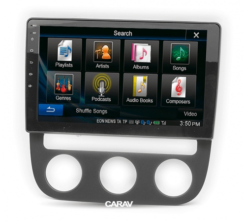Переходная рамка CARAV 22-1308 10.1 VOLKSWAGEN Jetta 2005-2011; Sagitar 2006-2012