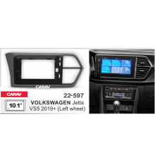 Переходная рамка CARAV 22-597 9" VOLKSWAGEN Jetta VS5 2019+