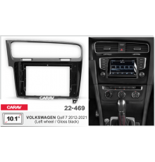 Переходная рамка CARAV 22-469 10.1" VOLKSWAGEN Golf 7 2012-2021