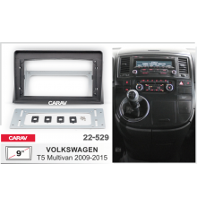 Переходная рамка CARAV 22-529 9" VW T5 Multivan Caravelle Transporter (2009-2015)